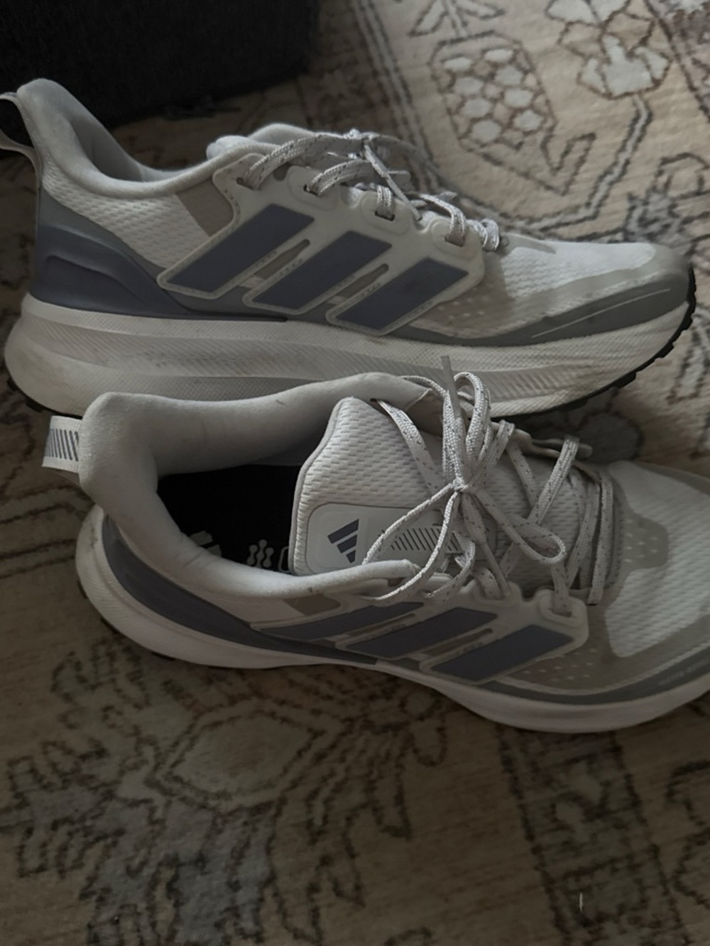 Adidas Women’s Running Shoes – White with Light Gray Accents